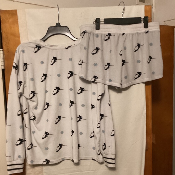 P J SALVAGE PAJAMA SHOTS SET SZ L - Picture 4 of 10